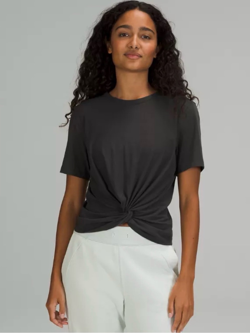 Lululemon Black Crescent Tee